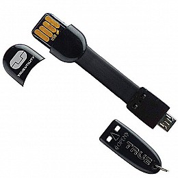 Брелок True Utility Micro USB Mobile Charger Чорний (TU290B)