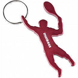 Брелок-открывашка Munkees 3492 Tennis Player Red (1012-3492-RD)
