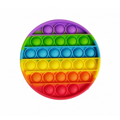 Антистресс Pop-it-Up игрушка радуга Разноцветный (pi004)