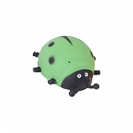 Детская игрушка тянучка-антистресс "Божья коровка" Bambi C50774 9 см Зеленый