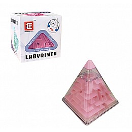 Головоломка Metr+ F-3 Лабиринт-пирамида Розовый