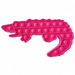 Іграшка антистрес Pop It Рожевий Крокодил