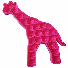 Игрушка антистресс Pop It Розовый Жираф