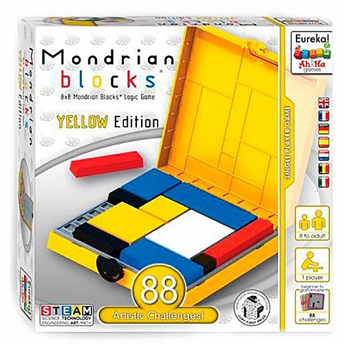Головоломка блоки мондриана Eureka Ah!Ha Mondrian Blocks жовтий 473554