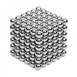 Игрушка-конструктор Neocube 216 магнитных шариков Серебристый (258460)