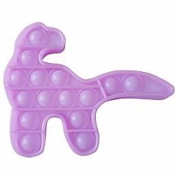 Іграшка антистрес Pop It Люмінесцентний Фіолетовий Динозавр