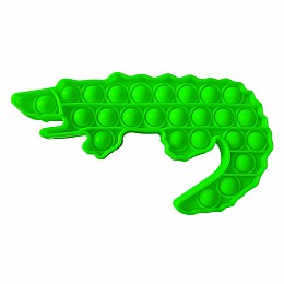 Іграшка антистрес Pop It Флуоресцентний Зелений Крокодил