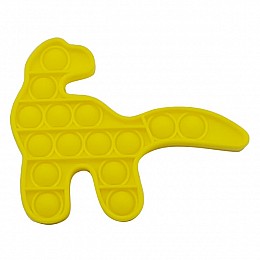 Игрушка антистресс Pop It Жёлтый Динозавр