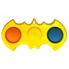 Іграшка антистрес Pop It Жовтий Спіннер Бетмен 2 пухирці