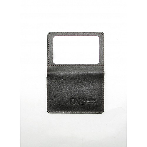 Мини обложка для документов ID паспорт DNK Leather mini okno R col.F коричневая