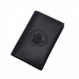 Обкладинка на паспорт з натуральної шкіри Anchor Stuff Frigate - Чорний (as150202-02)