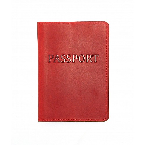 Обкладинка на паспорт DNK Leather Паспорт-H col.H 15,5х9,8 см Червона
