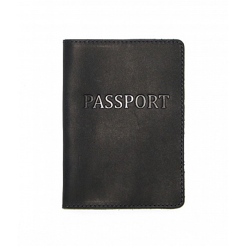 Обкладинка на паспорт DNK Leather Паспорт-H col.K 15,5х9,8 см Темно-синя