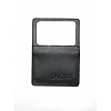 Мини обложка для документов ID паспорт DNK Leather mini okno R col.J черная