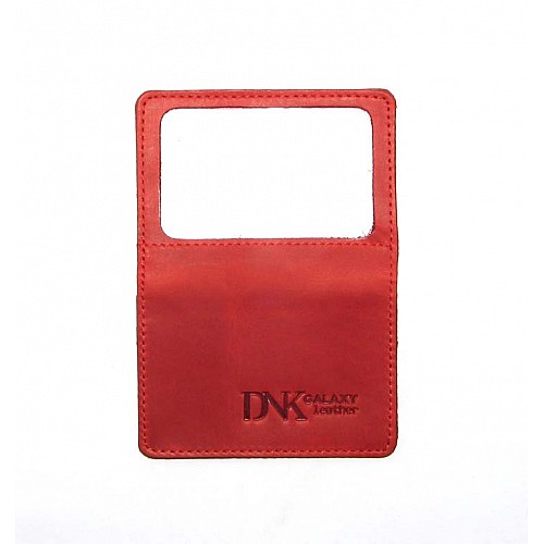 Міні обкладинка для документів ID паспорта DNK Leather DNK mini windows H col.H Червоний