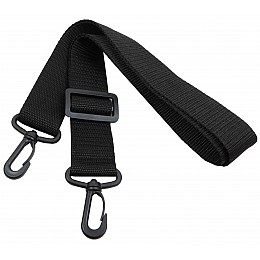 Наплічний ремінь для дорожньої або спортивної сумки Portfolio 134х3,8 см Чорний (S1645292)
