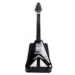 Гітара мініатюра дерево GUITAR SMALL 18 см чорний (DN29838)
