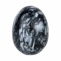 Фигурка Яйцо Натуральный Камень 4,8х3,6х3,6 см Темно-серый (13099)