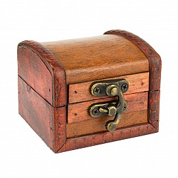 Скринька в колоніальному стилі Guardar 7.9х7,3х6 см Коричневий (27374)