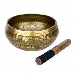 Поющая чаша Тибетская Singing bronze 17/17/8,4 см Бронзовый (26594)