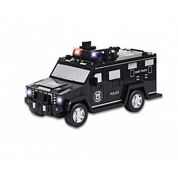 Сейф машинка Creative toys з кодовим замком та відбитком 30х15х14см Чорний Hummer