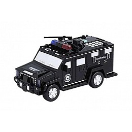 Скарбничка-сейф електронна з кодовим замком та відбитком Hummer Машинка поліцейська
