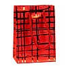 Сумочка подарочная бумажная с ручками Gift bag Luxury 11х8х4 см Красный (19215)