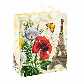 Сумочка подарочная Париж Grand Monde Бумага 21х18х8,5 см (15646)