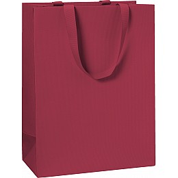Пакет подарунковий Stewo 25 х 13 х 33 cm Темно-червоний 10 шт