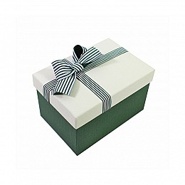 Подарочная коробка Lesko 91338 Small для упаковки подарков 125*170*110 Зеленый