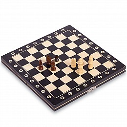 Шахматы настольная игра деревянные SP-Sport W8012 24смx24см