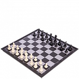 Шахматы шашки нарды 3 в 1 дорожные магнитные SP-Sport SC9800  47см x 47см