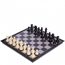 Шахи шашки нарди 3 в 1 дорожні пластикові магнітні SP-Sport SC58810 32см x 32см