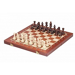 Дерев'яні шахи турнірні з вагою №4 для змагань 40,5 х 40,5 см Madon (94)