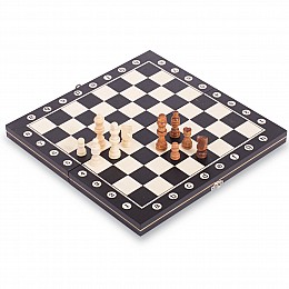 Шахматы настольная игра деревянные SP-Sport W8014 34см x 34см