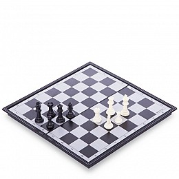 Шахматы шашки нарды 3 в 1 дорожные магнитные SP-Sport 9918 36см x 36см