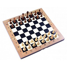 Настольный игровой набор Xinliye 8309 3в1 (шашки, шахматы, нарды) 29х29 см (3_01385)