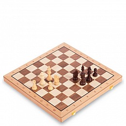 Шахи шашки 2 в 1 дерев'яні SP-Sport W9042 43см x 43см
