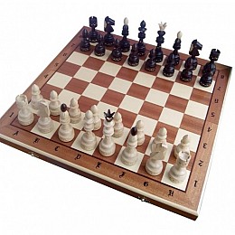 Шахматы Madon Индийские большие интарсия 48.5х48.5 см (c-119f)