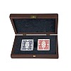Набір карт покерних "Manopoulos" з пластиковим покриттям, в дерев'яному футлярі 24х17см, 1 кг (CXL20)