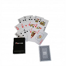 Карти гральні пластикові покерні Duke Poker Club 54 листа 87x62 мм (DN26238BL)