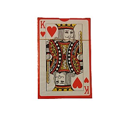 Карти ігральні з пластиковим покриттям Duke 54 листа 87х62 мм Червона рубашка (DN24967RED)