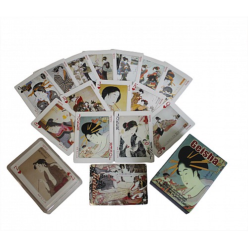Карти гральні атласні покерні Duke Geisha 54 листа 88х63 мм (DN25239)