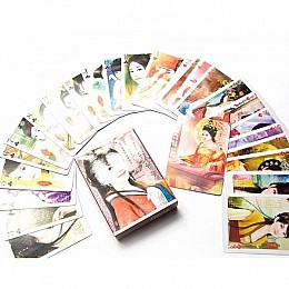 Карти гральні атласні покерні Duke Китайські красуні 54 листа 86х56 мм (DN26299)