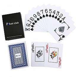 Ігральні карти для покера Poker Club пластикові 54шт