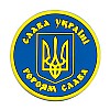 Магніт Герб України Гума 5,5x5,5x0,3 см Жовто-блакитний (19394)