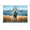 Вітальня Мій Російський військовий корабель ВСЬО Різнокольоровий (hub_uvg82l)