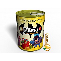 Консервированные Носки Бетмена Memorable Необычный Подарок Для Супергероя