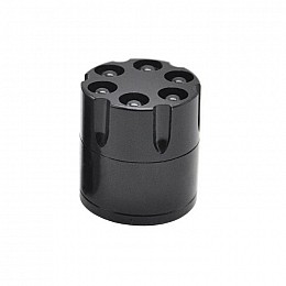 Гриндер для измельчения табака ASHTRAY Барабан Револьвера HL-245 Black (do221-hbr)
