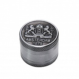 Гриндер для измельчения табака Амстердам ASHTRAY HL-243 Amsterdam 1275 Silver (14963-hbr)
